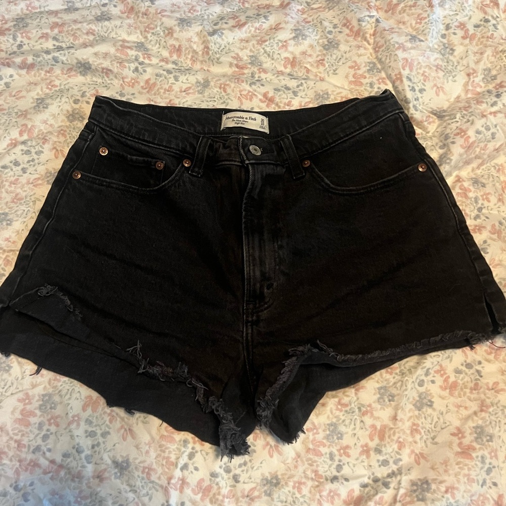 Stylish Black Jean Shorts